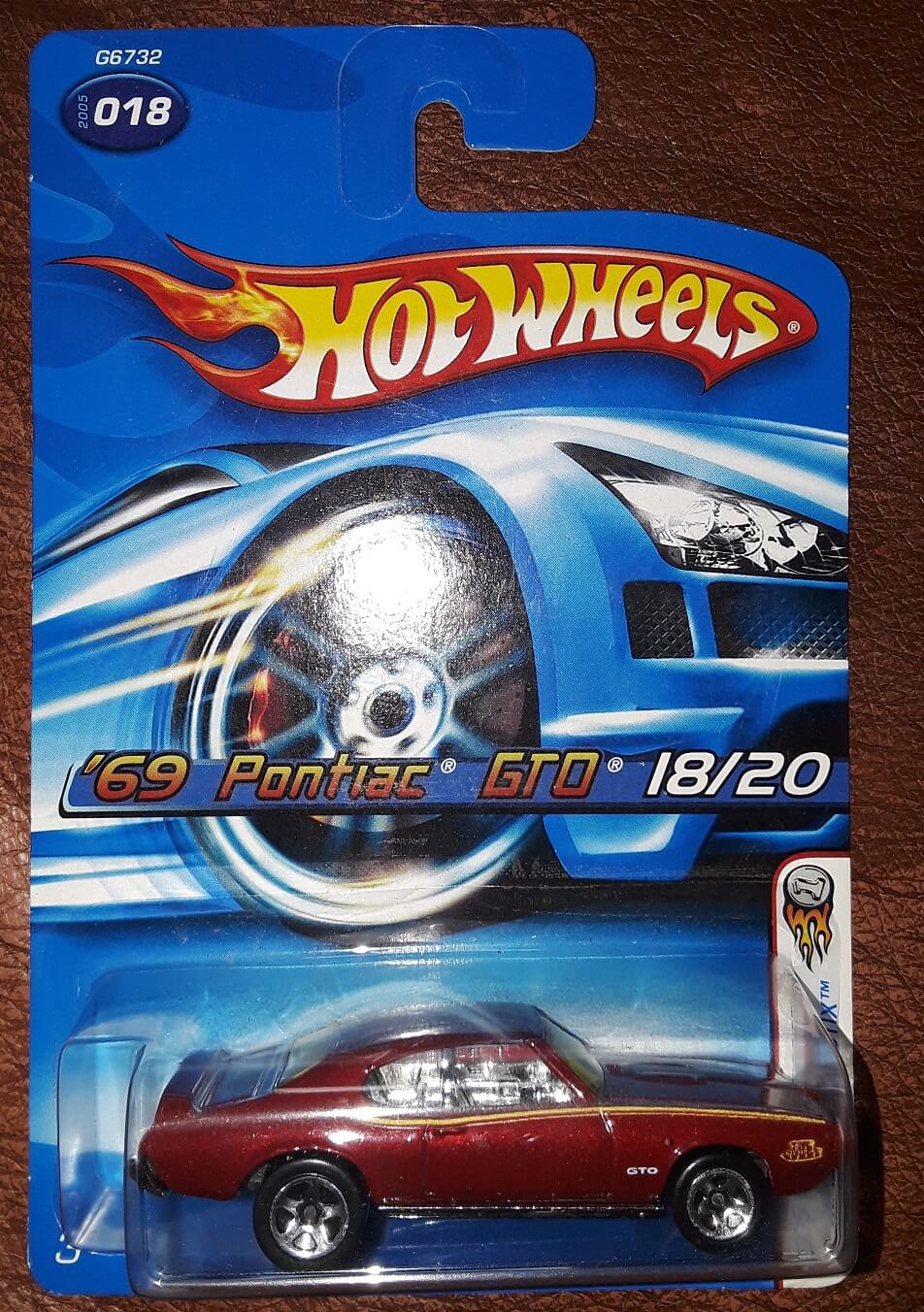 2005 Hot Wheels First Editions Realistix '69 Pontiac GTO #18